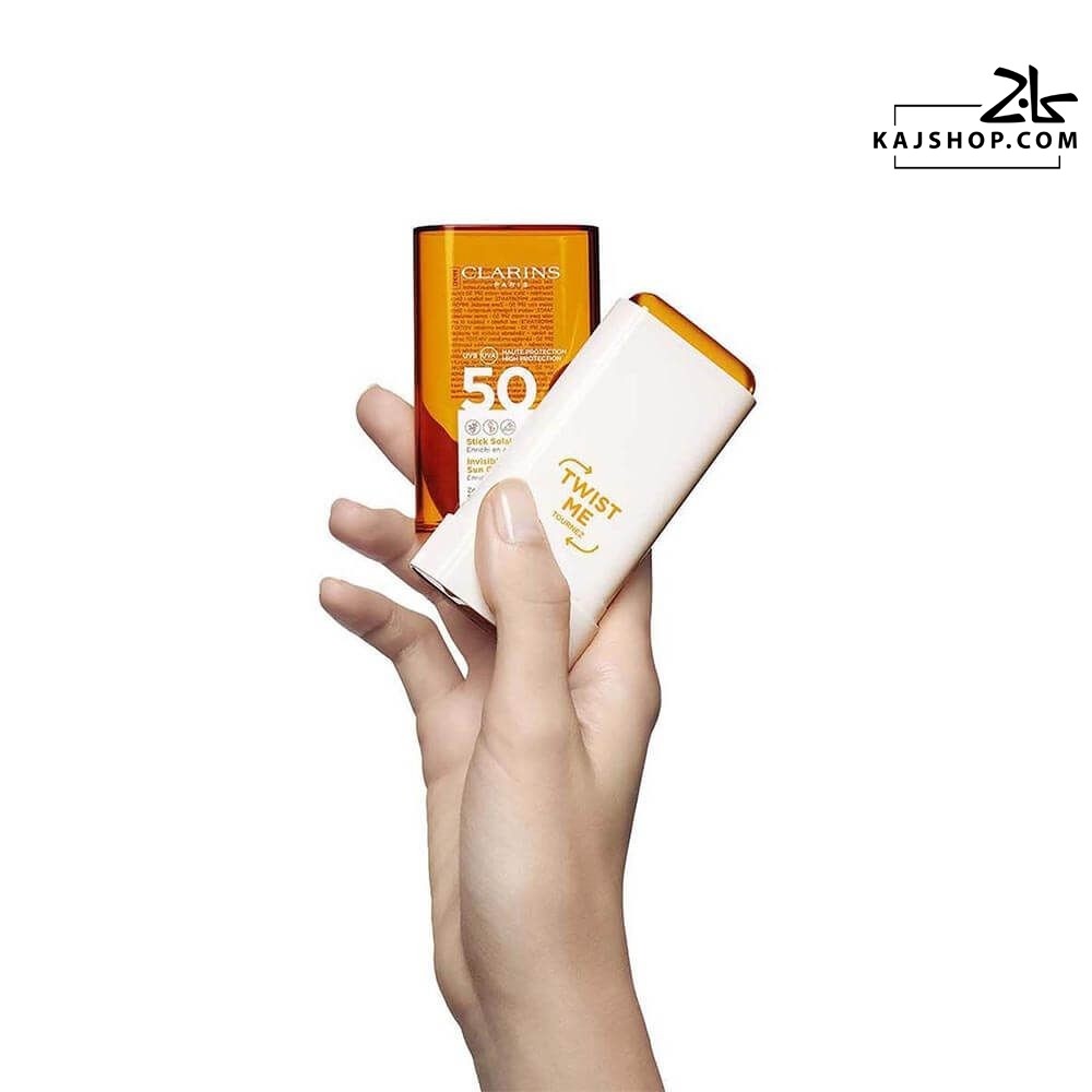 ضد آفتاب استیکی کلارنس بی رنگ SPF50